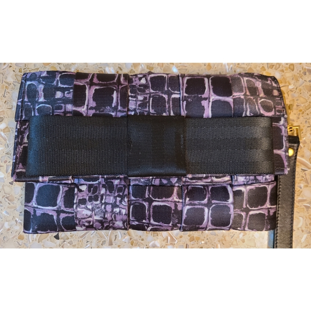 Harvey's Seatbelt Bag - Purple Python Clutch (limited edition)